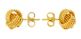 Tiffany & Co. 18 Karat Gold Tiffany Twist Knot Stud Earrings - Wilson's Estate Jewelry