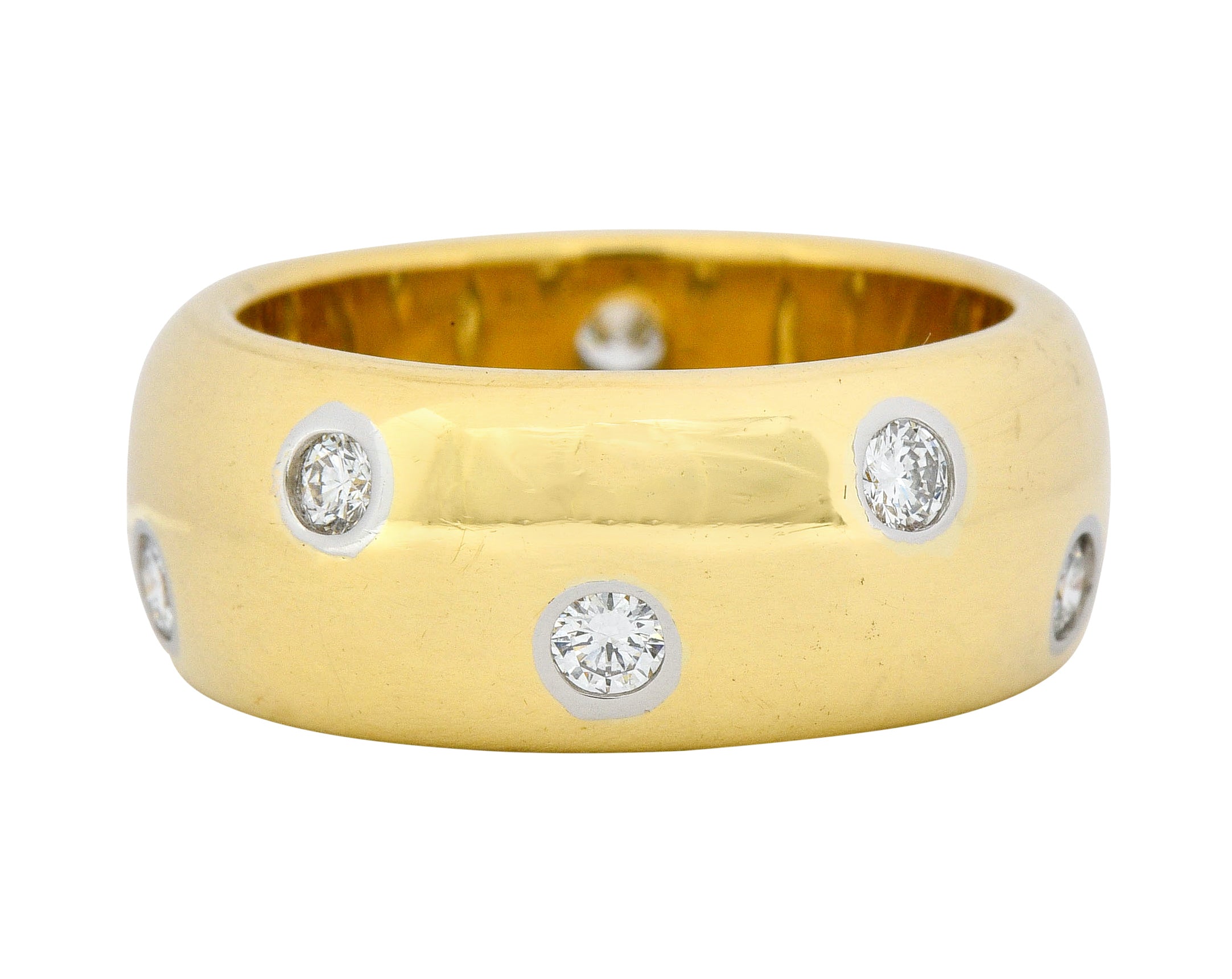 Tiffany & Co. 0.60 CTW Diamond 18 Karat Gold Etoile Band Ring - Wilson's Estate Jewelry