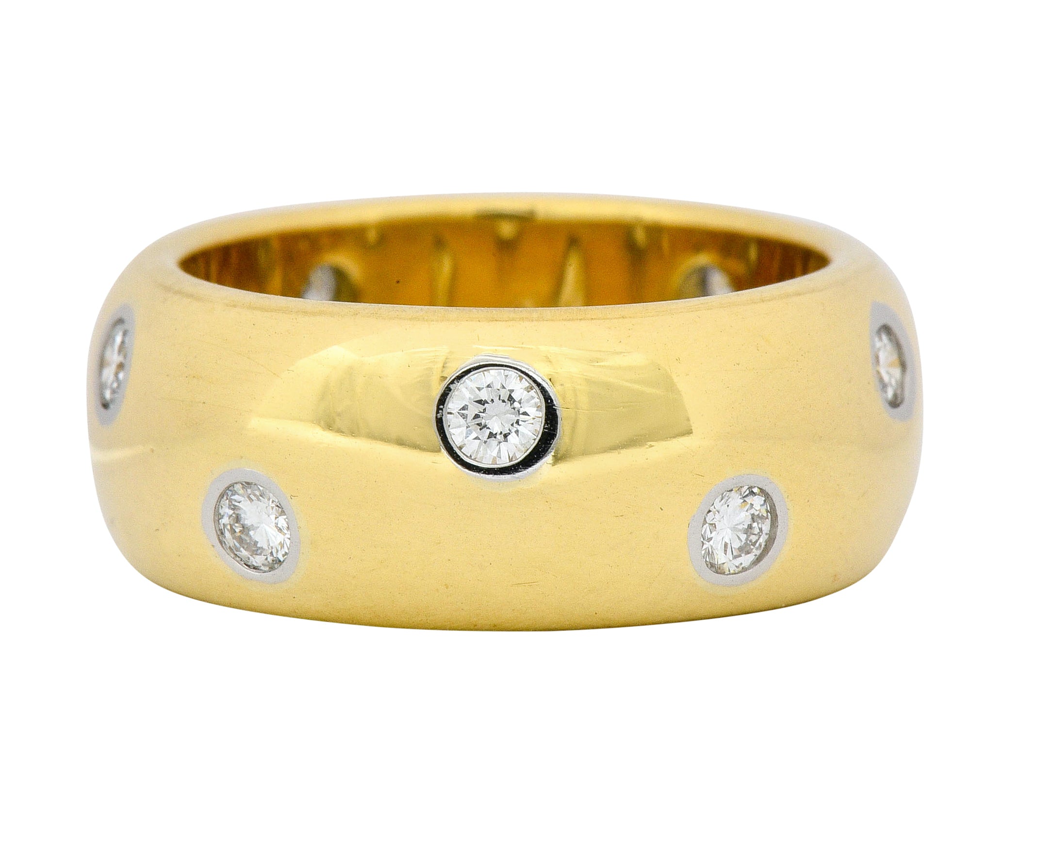 Tiffany & Co. 0.60 CTW Diamond 18 Karat Gold Etoile Band Ring - Wilson's Estate Jewelry