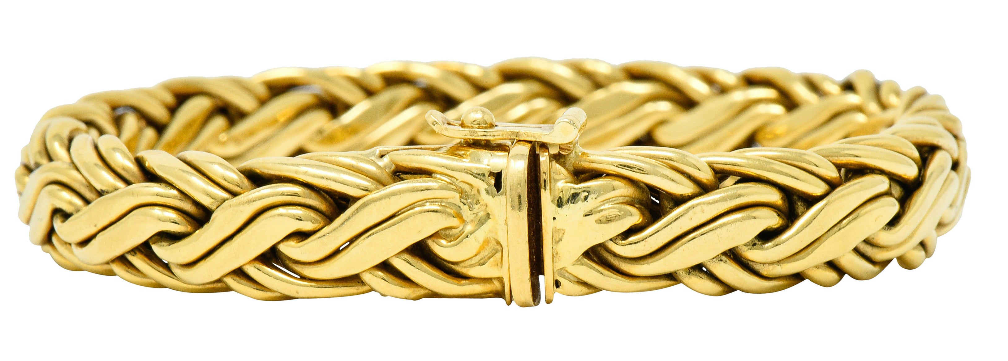 Tiffany & Co. 1980's Vintage 18 Karat Gold Wheat Chain Braceletbracelet - Wilson's Estate Jewelry