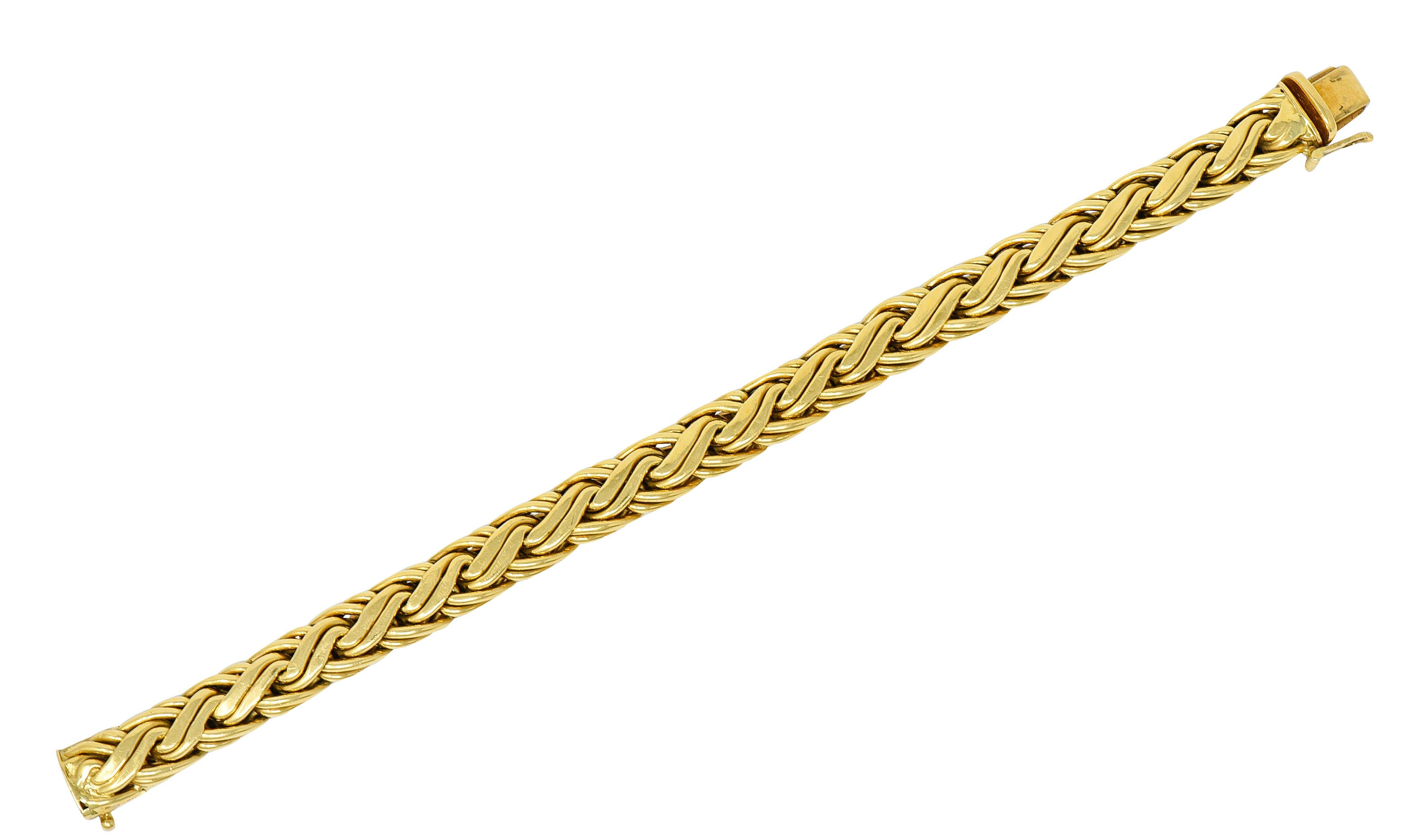 Tiffany & Co. 1980's Vintage 18 Karat Gold Wheat Chain Braceletbracelet - Wilson's Estate Jewelry