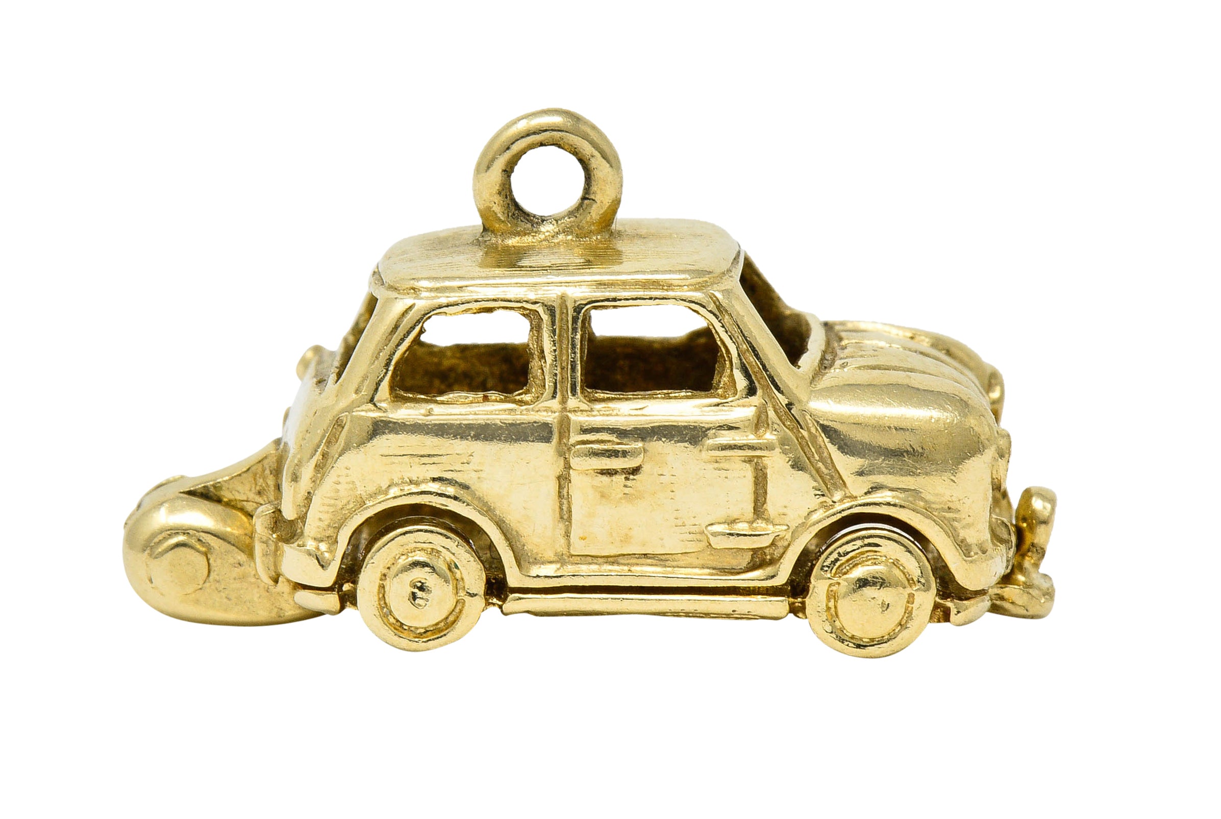 Retro 14 Karat Gold Car Charm Circa 1940charm - Wilson's Estate Jewelry