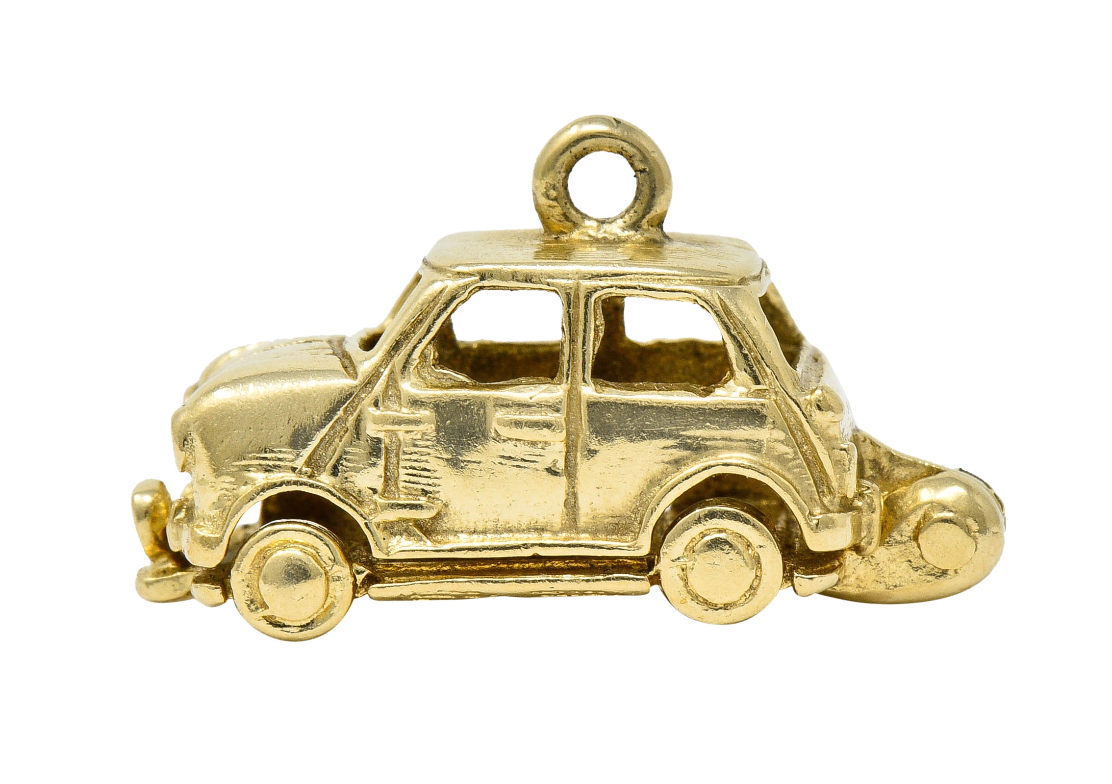 Retro 14 Karat Gold Car Charm Circa 1940charm - Wilson's Estate Jewelry