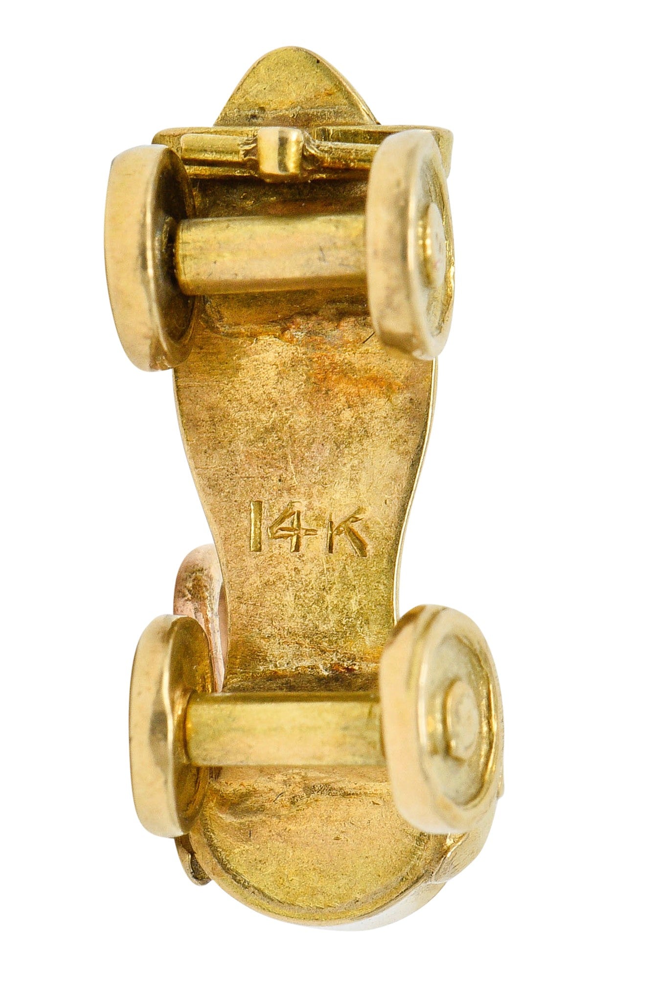 Retro 14 Karat Gold Roller Skate Charm Circa 1940charm - Wilson's Estate Jewelry