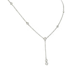 Tiffany & Co. Elsa Peretti 1.00 CTW Diamond Platinum Diamonds By The Yard Lariat NecklaceNecklace - Wilson's Estate Jewelry