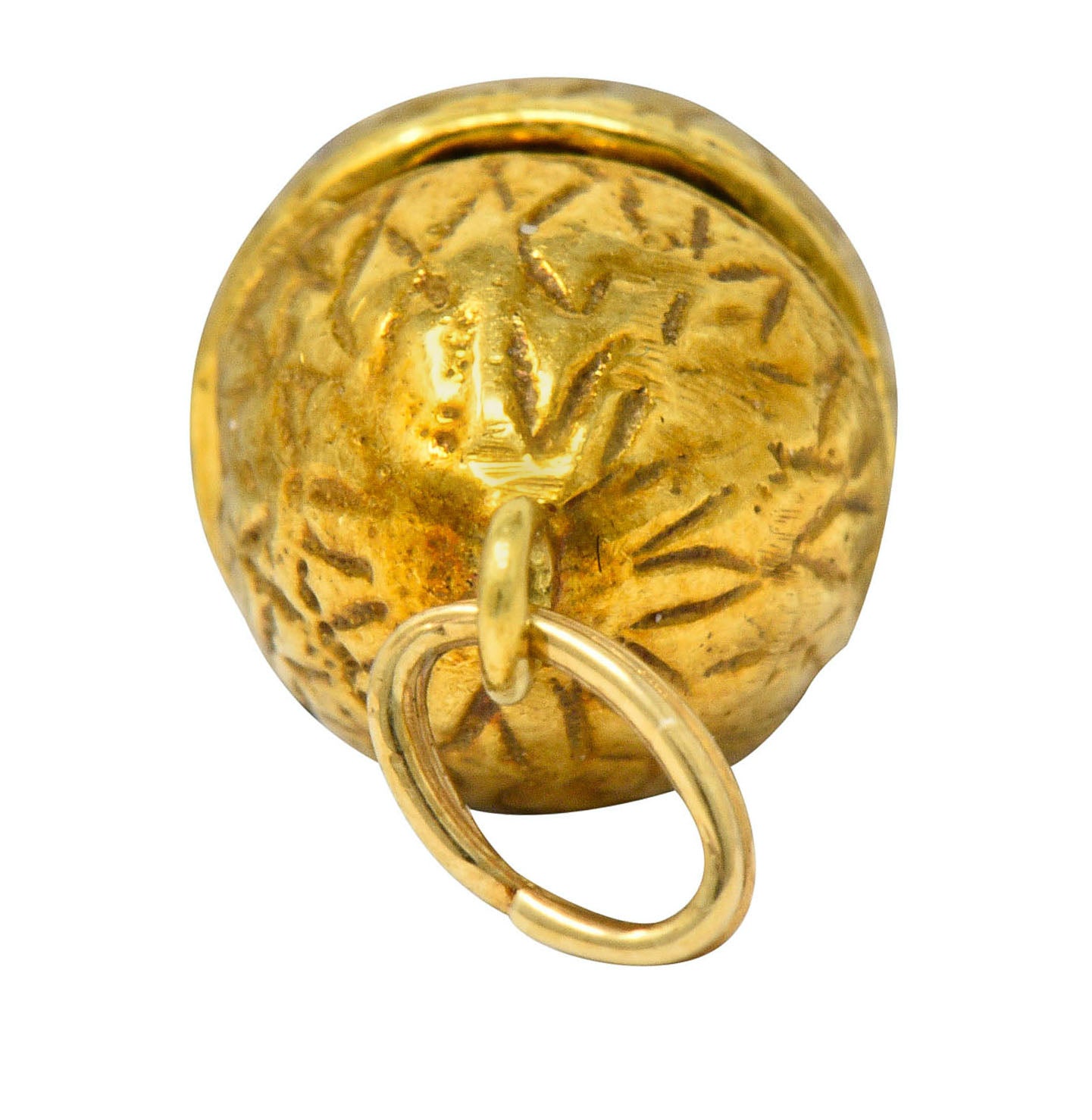 Retro 14 Karat Gold Chick In Egg Charmcharm - Wilson's Estate Jewelry