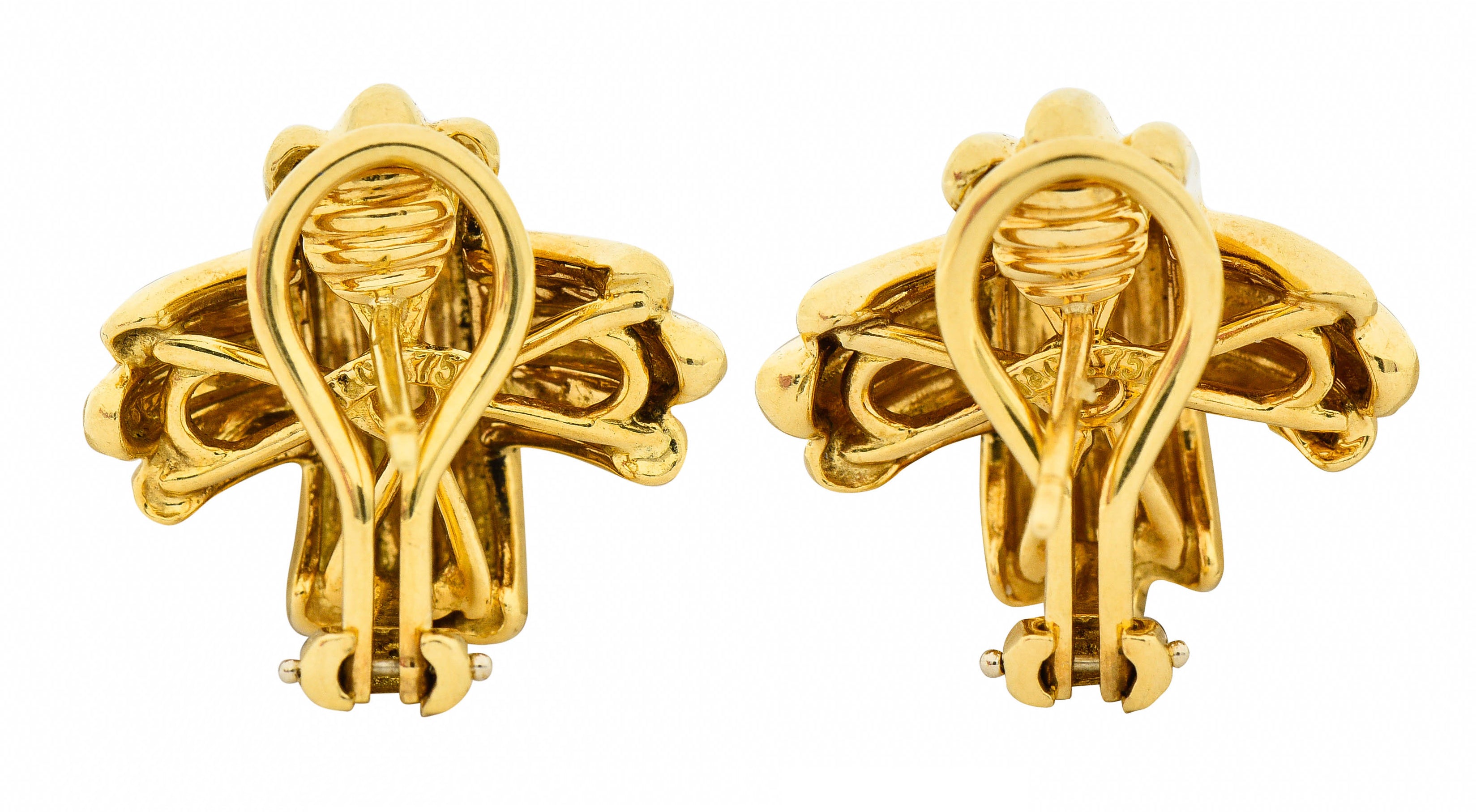 Tiffany & Co. Vintage 18 Karat Gold Signature X Cross EarringsEarrings - Wilson's Estate Jewelry