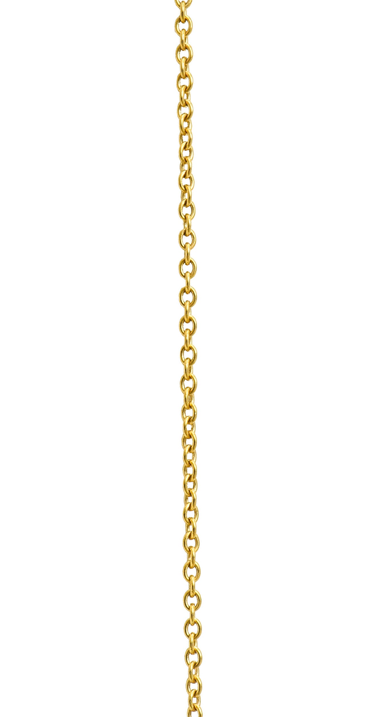 Elsa Peretti Tiffany & Co. 18 Karat Gold 22MM Open Heart Pendant NecklaceNecklace - Wilson's Estate Jewelry