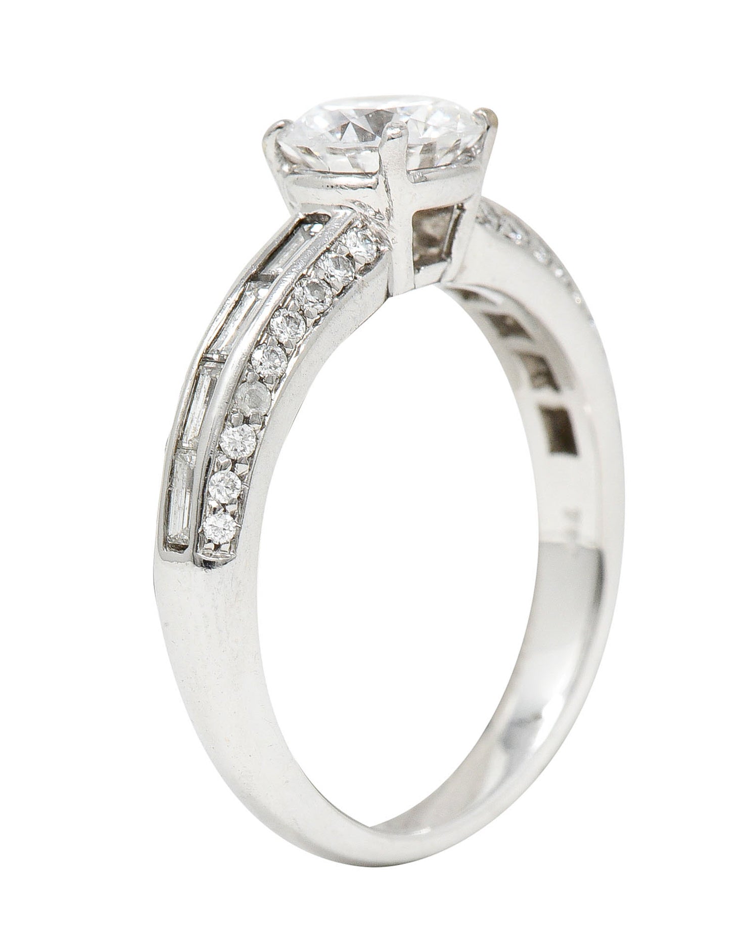 Picchiotti 1.96 CTW Diamond 18 Karat White Gold Engagement Ring GIARing - Wilson's Estate Jewelry