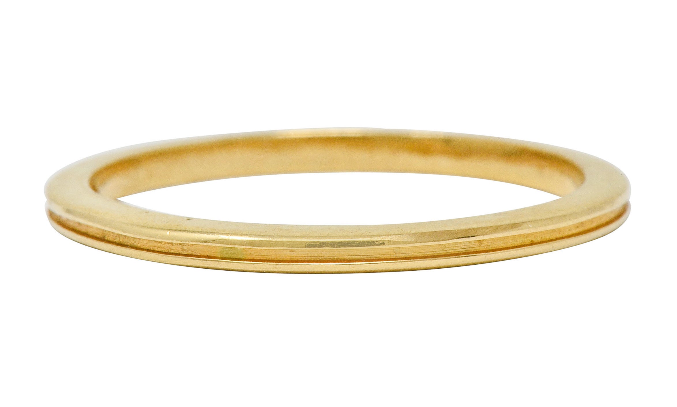 Tiffany & Co. Vintage 18 Karat Gold 1.7MM Stacking Band Ring - Wilson's Estate Jewelry