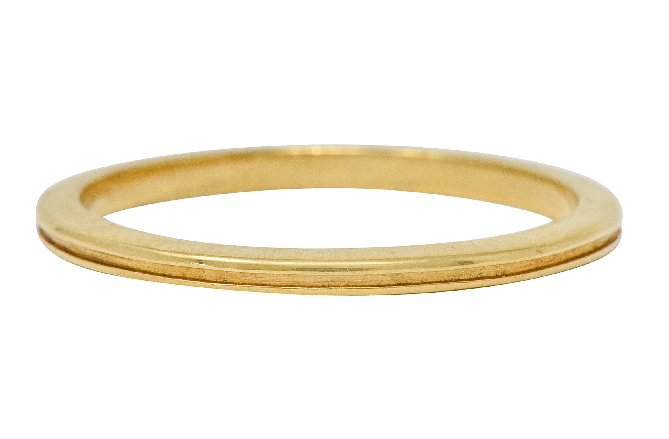 Tiffany & Co. Vintage 18 Karat Gold 1.7MM Stacking Band Ring - Wilson's Estate Jewelry