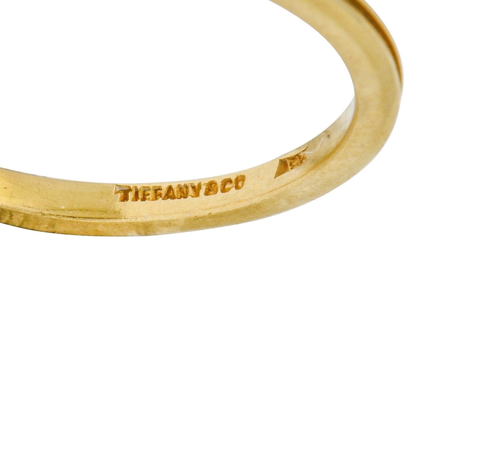 Tiffany & Co. Vintage 18 Karat Gold 1.7MM Stacking Band Ring - Wilson's Estate Jewelry