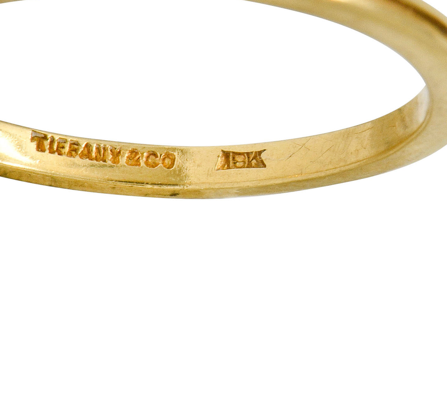 Tiffany & Co. Vintage 18 Karat Gold 1.7MM Stacking Band Ring - Wilson's Estate Jewelry
