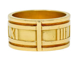 1995 Tiffany & Co. 18 Karat Gold Unisex 12MM Atlas Band Ring - Wilson's Estate Jewelry