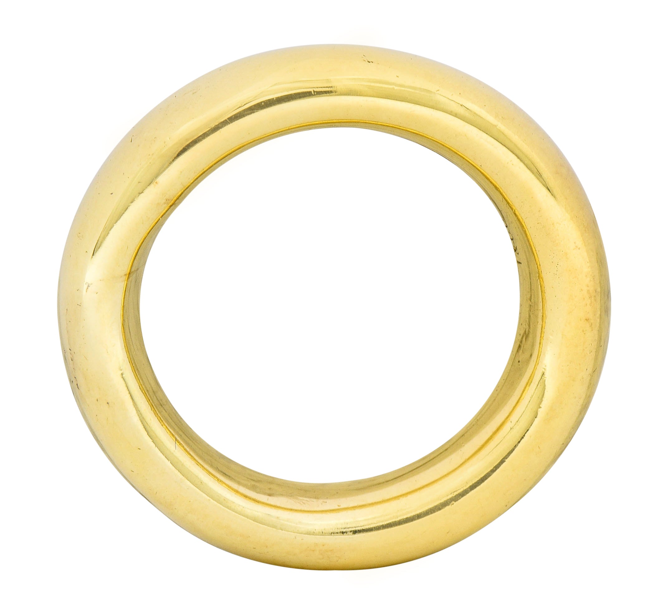 Tiffany & Co. Contemporary 14 Karat Gold Unisex 5MM Wedding Band Ring - Wilson's Estate Jewelry