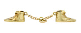 Sloan & Co. Retro 14 Karat Gold Baby Shoe Charm Circa 1940charm - Wilson's Estate Jewelry