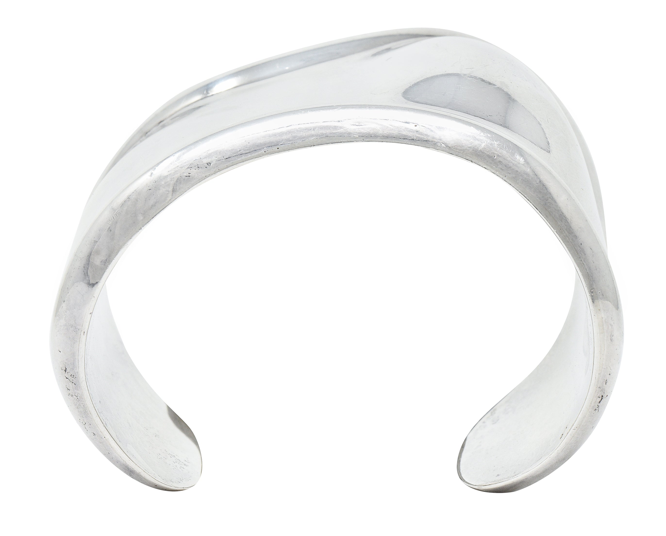 .11111 *1978 Elsa Peretti Tiffany & Co. Sterling Silver 41 MM Small Bone Cuff Braceletbracelet - Wilson's Estate Jewelry