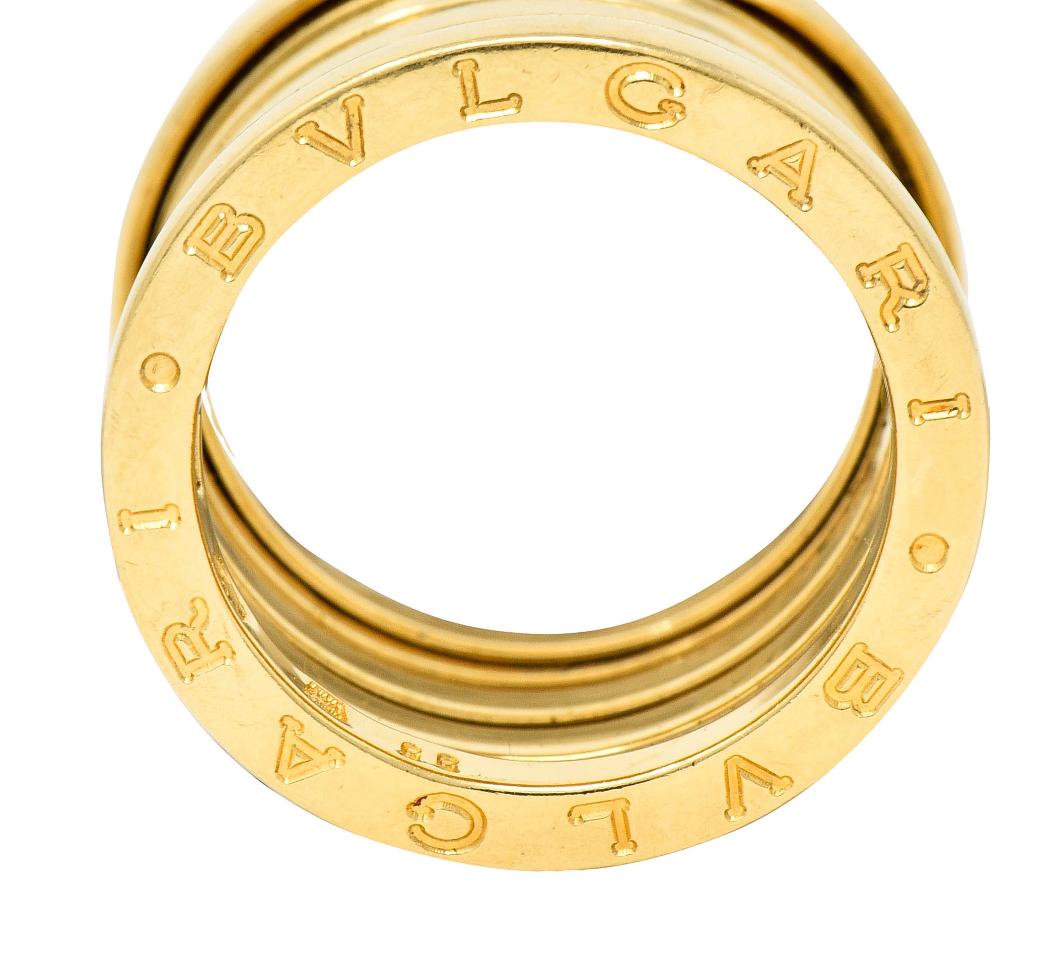 Bulgari 18 Karat Gold B.Zero 1 Tubogas Band RingRing - Wilson's Estate Jewelry