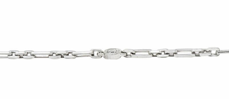 Art Deco 0.65 CTW Diamond Platinum Diamond By The Yard Braceletbracelet - Wilson's Estate Jewelry