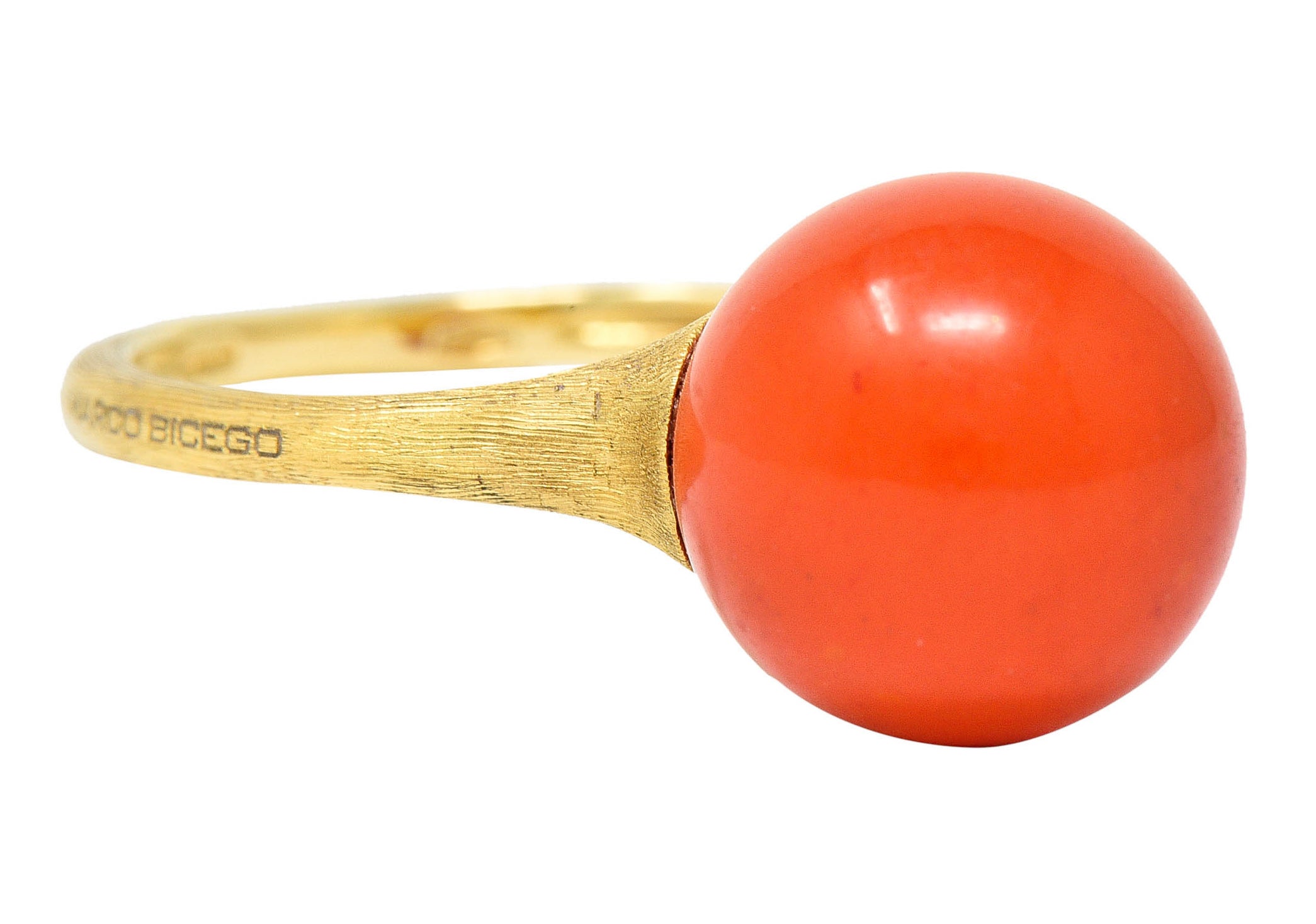 Marco Bicego Coral 18 Karat Gold Africa Boule RingRing - Wilson's Estate Jewelry