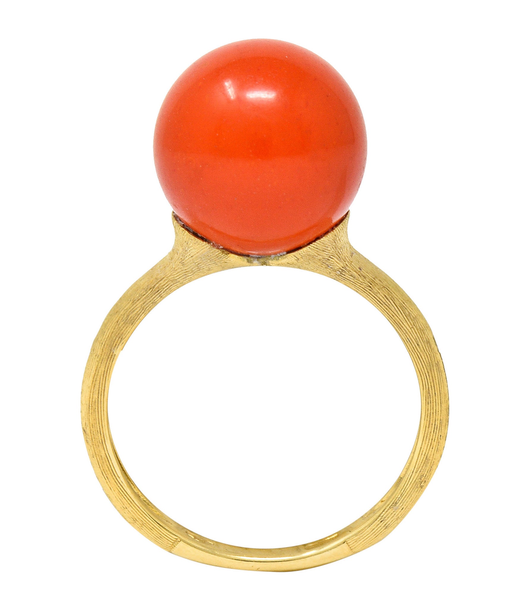 Marco Bicego Coral 18 Karat Gold Africa Boule RingRing - Wilson's Estate Jewelry