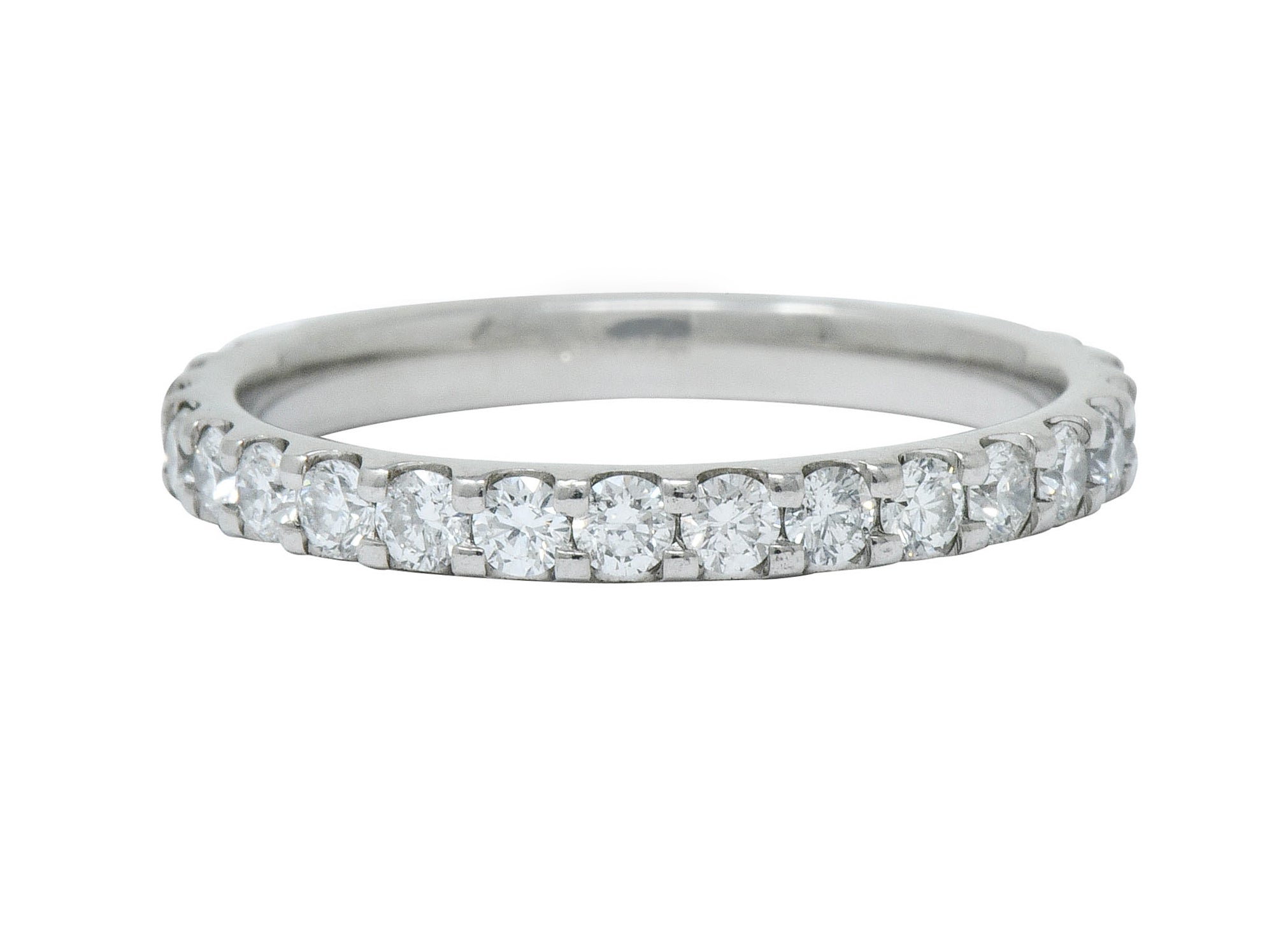 Contemporary .75 CTW Diamond Platinum Anniversary Band RingRing - Wilson's Estate Jewelry