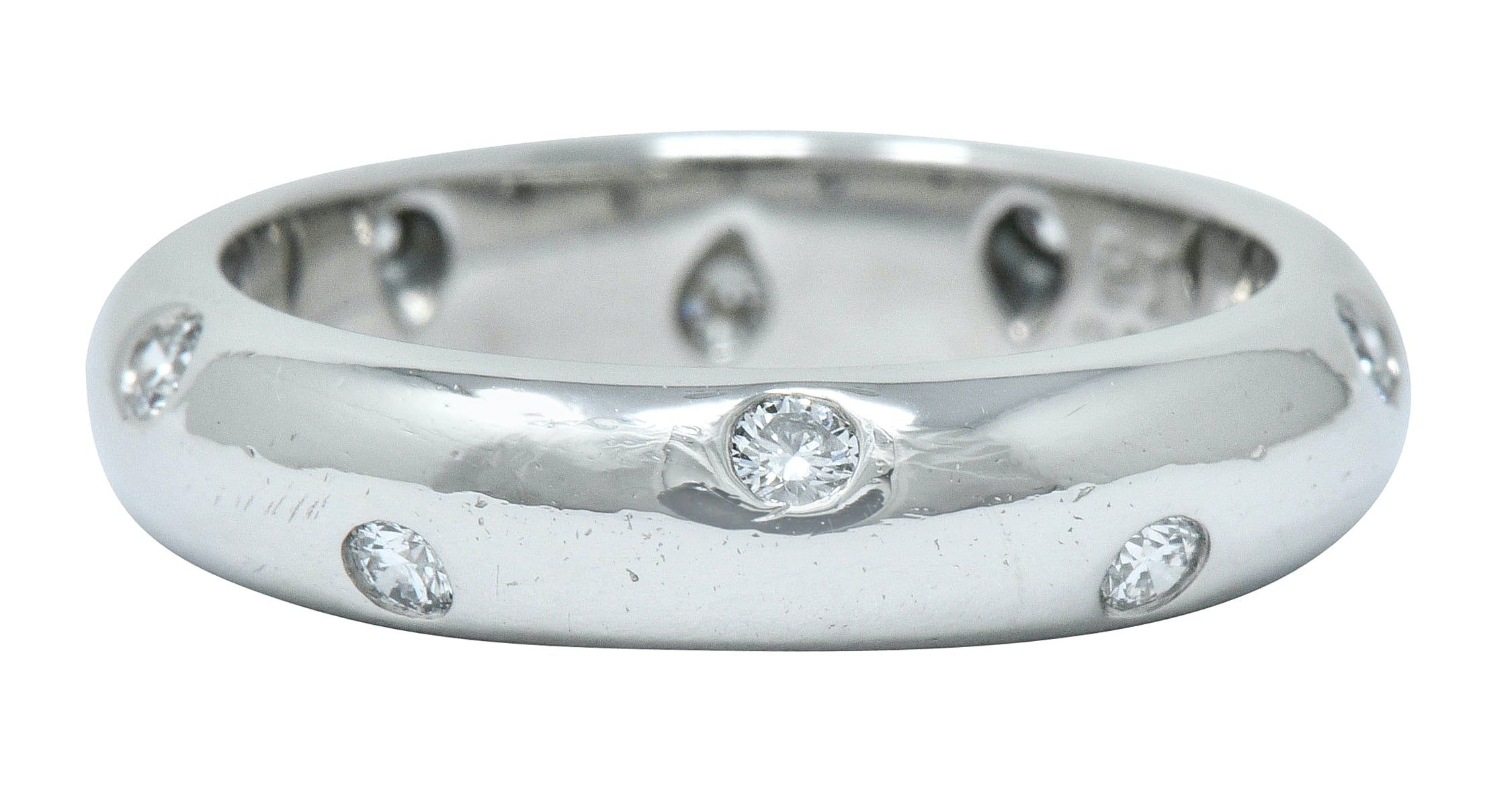 Tiffany & Co. Diamond Platinum Etoile Band RingRing - Wilson's Estate Jewelry