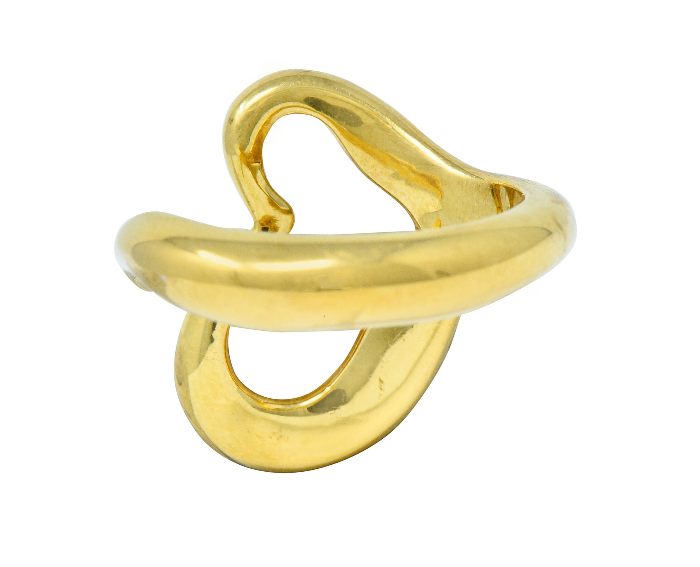 Elsa Peretti Tiffany & Co. Vintage 18 Karat Gold Open Heart RingRing - Wilson's Estate Jewelry