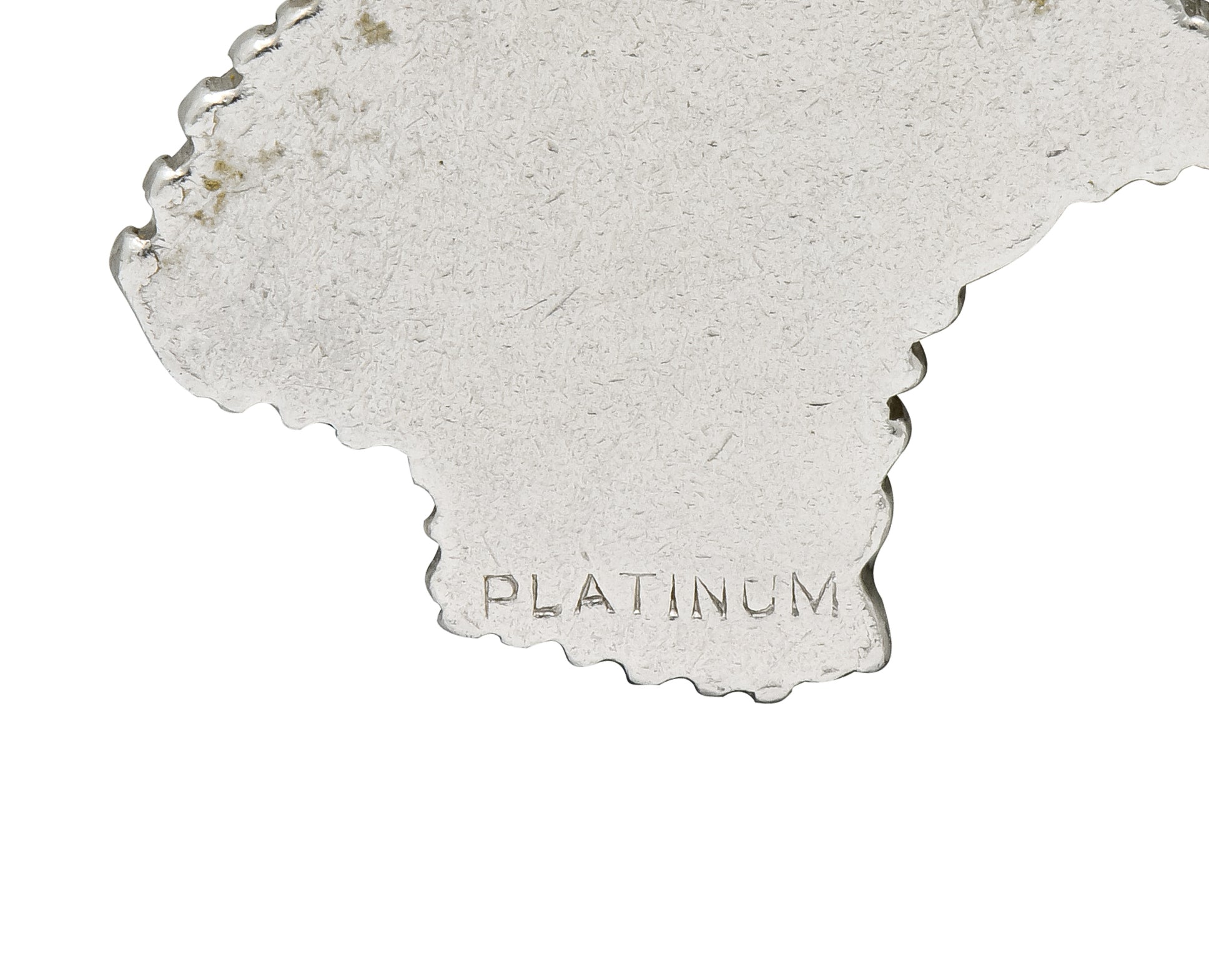 Vintage Diamond Paris Platinum France Charm - Wilson's Estate Jewelry