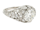 Edwardian 2.33 CTW Diamond Platinum Engagement RingRing - Wilson's Estate Jewelry