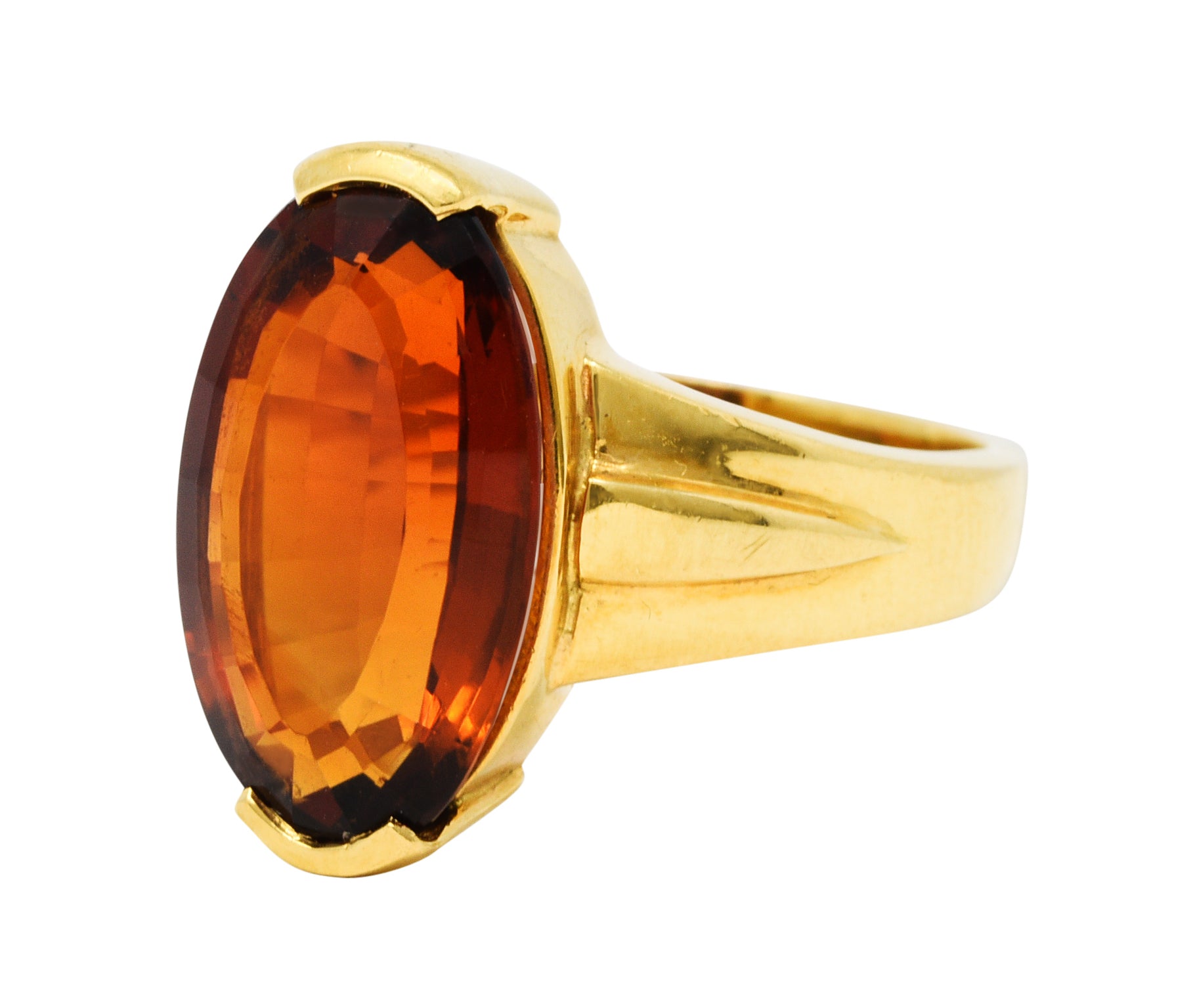 H. Stern Vintage Citrine 18 Karat Gold Gemstone RingRing - Wilson's Estate Jewelry