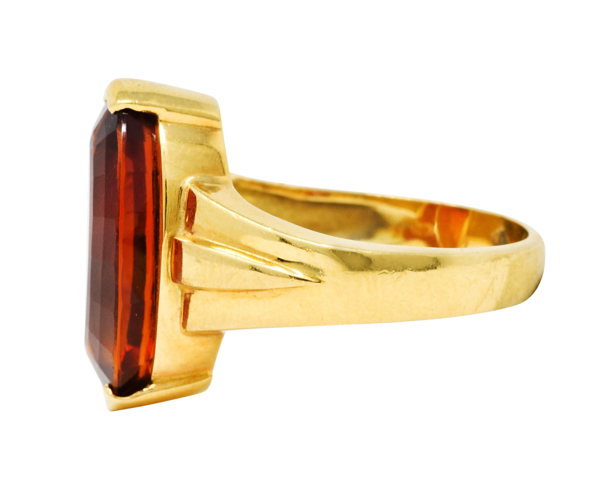 H. Stern Vintage Citrine 18 Karat Gold Gemstone RingRing - Wilson's Estate Jewelry