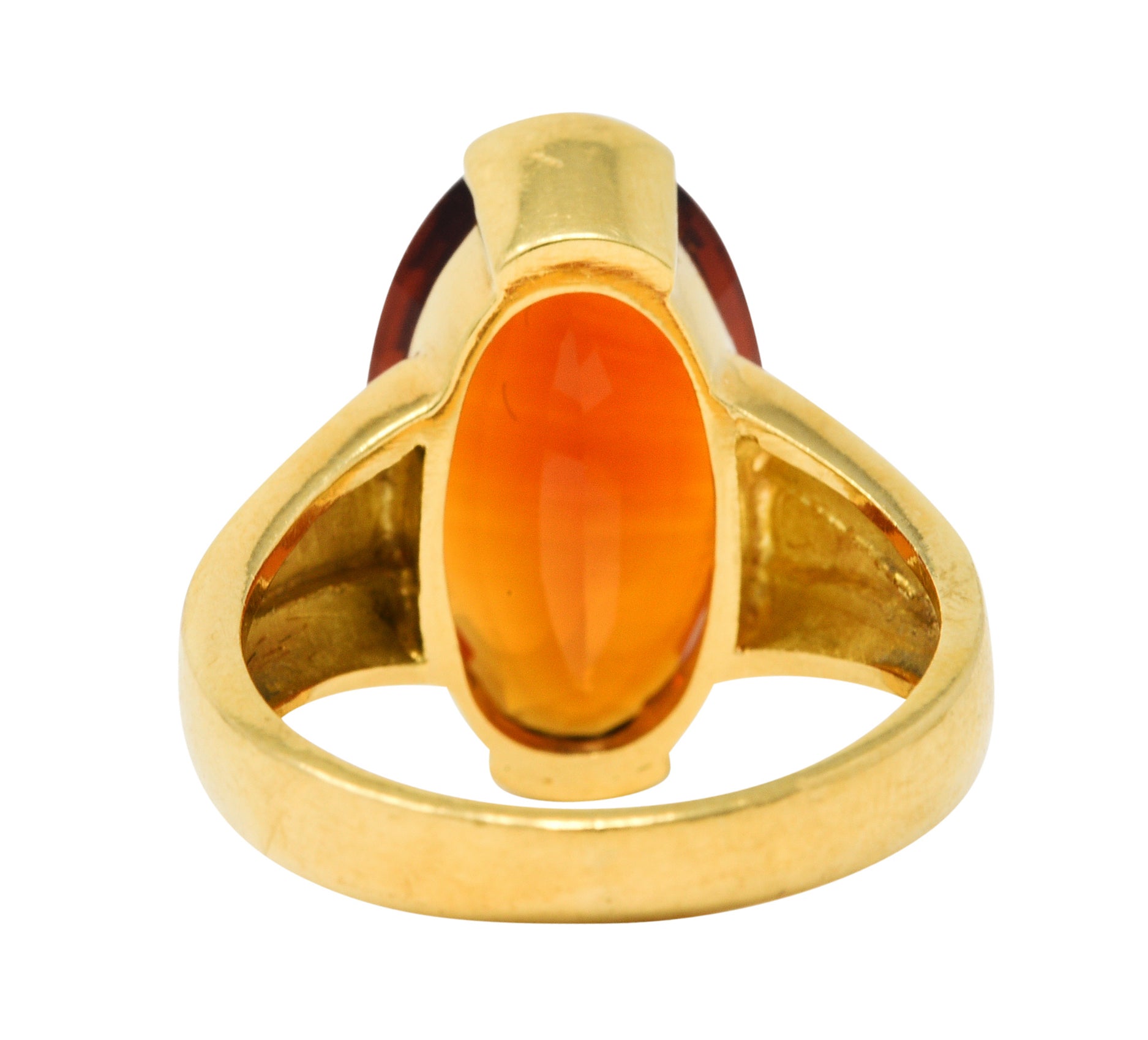 H. Stern Vintage Citrine 18 Karat Gold Gemstone RingRing - Wilson's Estate Jewelry