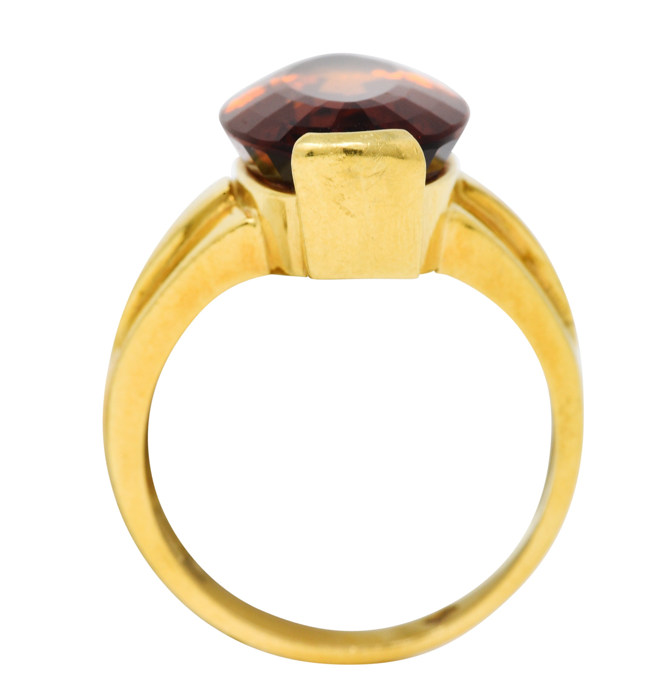 H. Stern Vintage Citrine 18 Karat Gold Gemstone RingRing - Wilson's Estate Jewelry