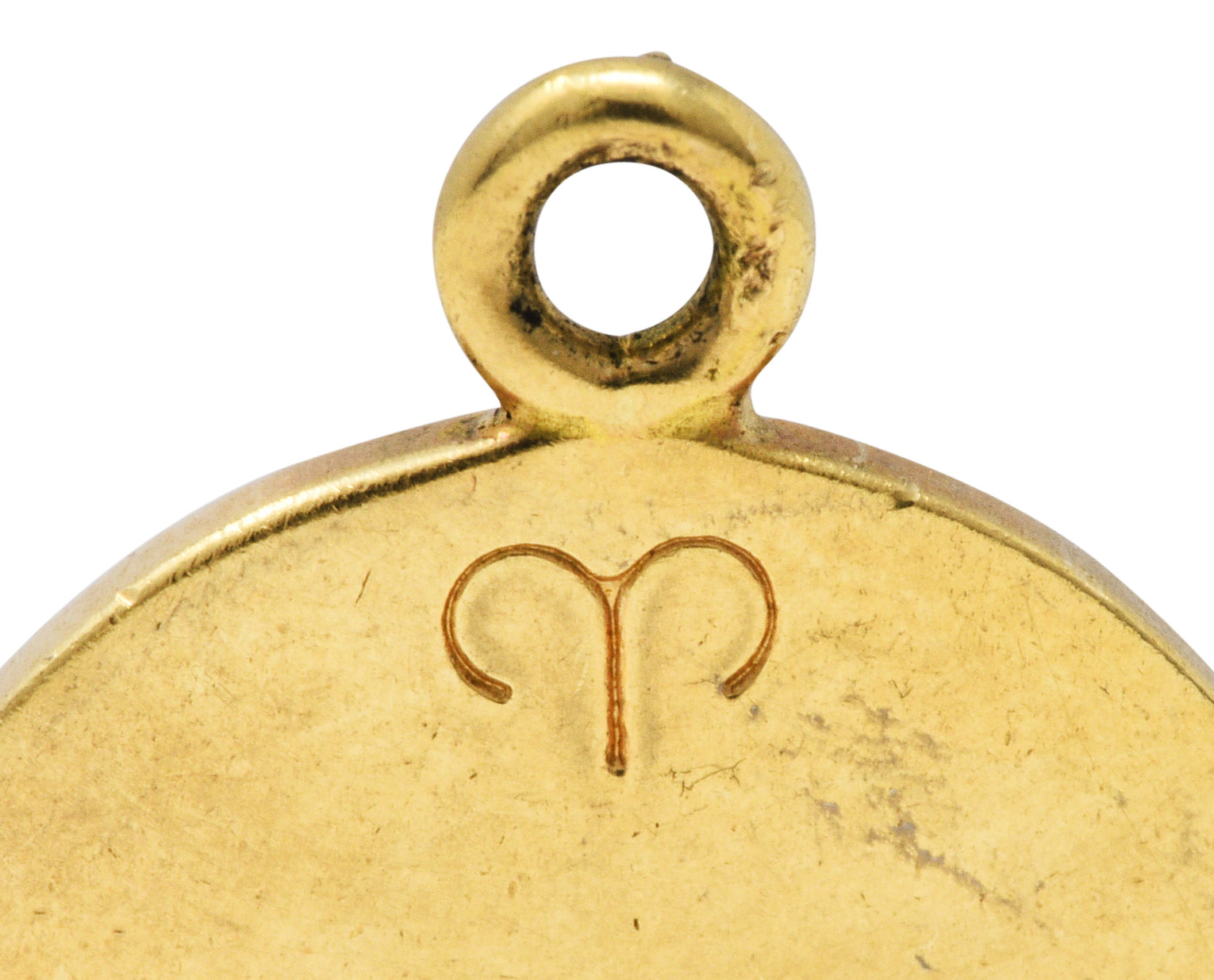 1960's Larter & Sons 14 Karat Gold Aries Zodiac Charmcharm - Wilson's Estate Jewelry