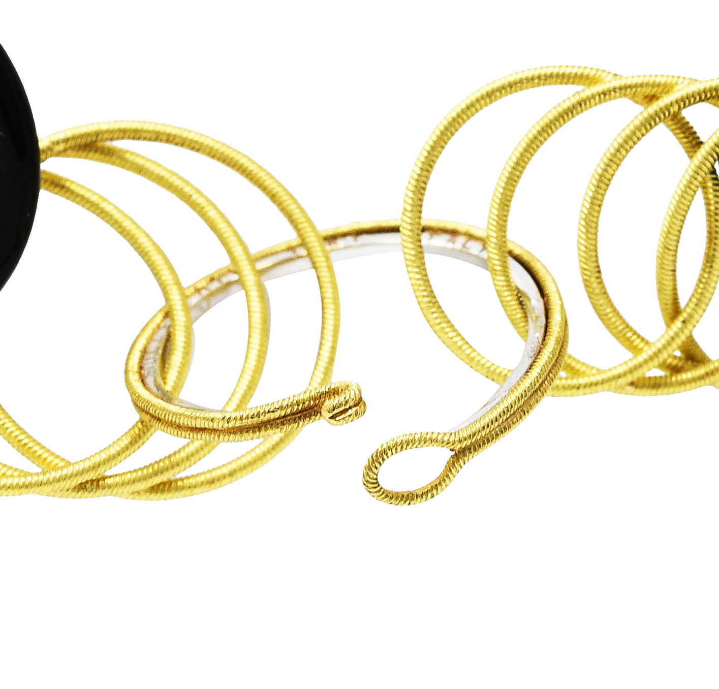 Buccellati Onyx 18 Karat Yellow Gold Hawaii Color NecklaceNecklace - Wilson's Estate Jewelry