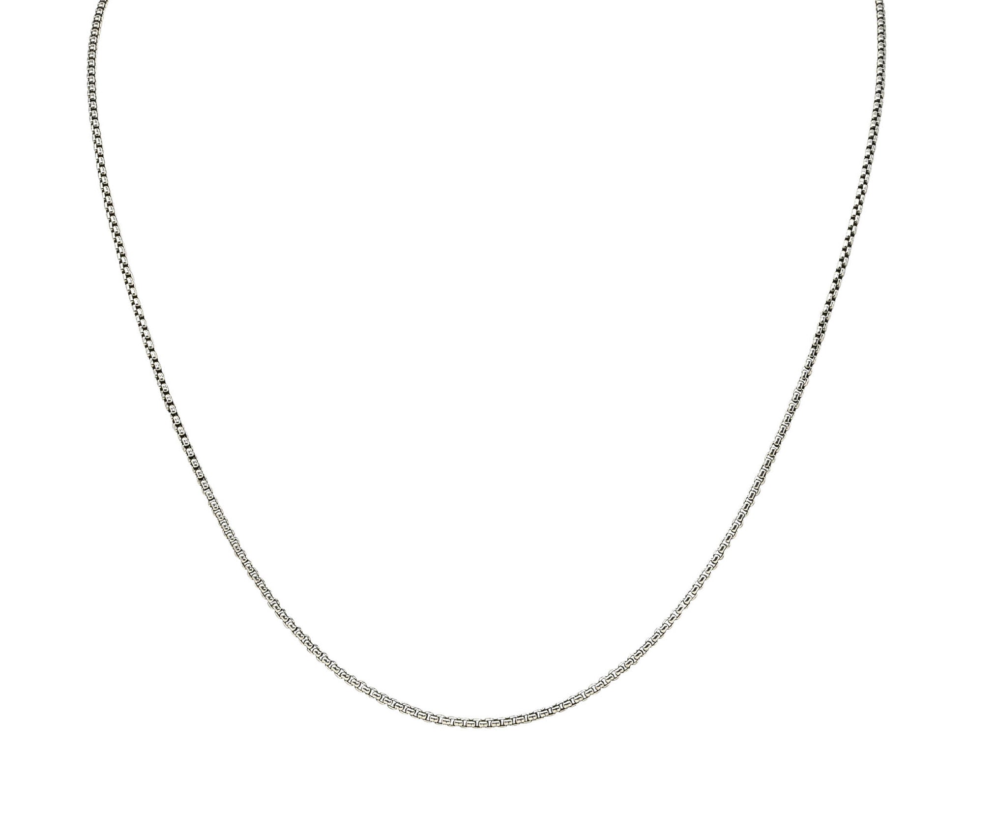 David Yurman Pearl 18 Karat Gold Sterling Silver Quatrefoil Lariat NecklaceNecklace - Wilson's Estate Jewelry