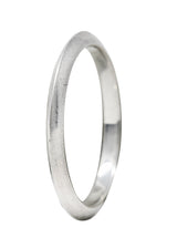 Tiffany & Co. Platinum Knife Edge Wedding Band Stack RingRing - Wilson's Estate Jewelry