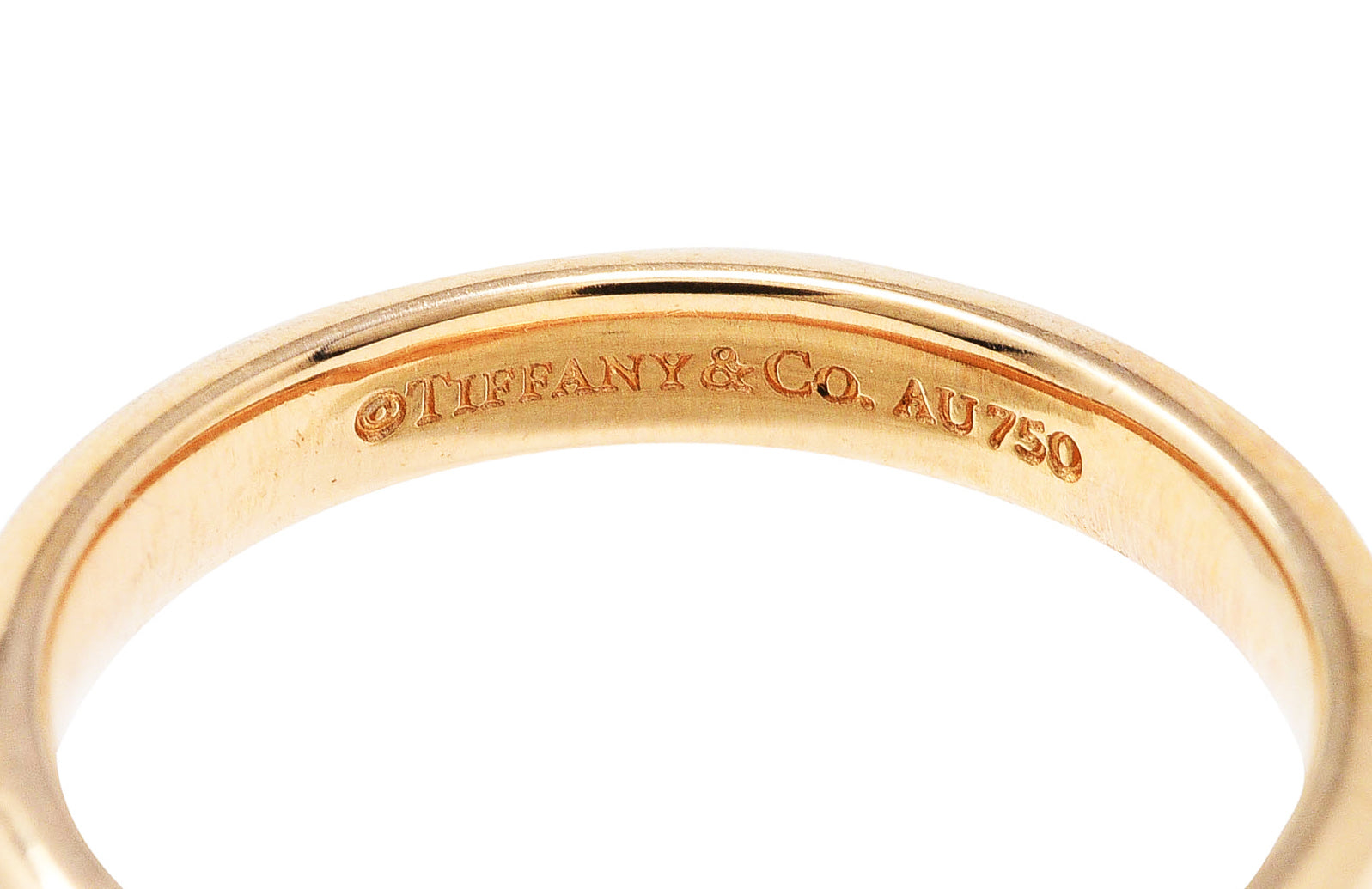 Tiffany & Co. 18 Karat Gold 3MM Wedding Band RingRing - Wilson's Estate Jewelry