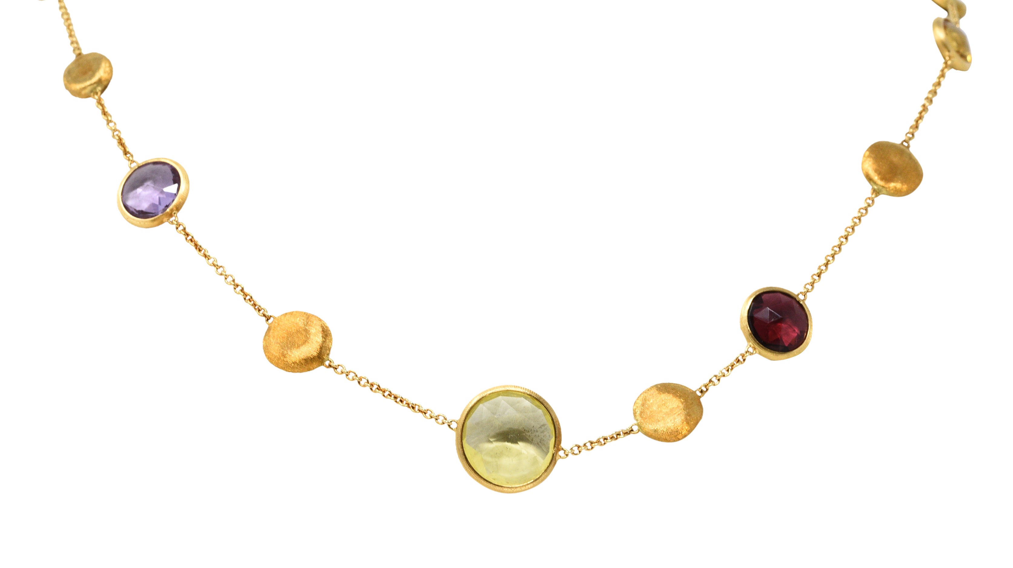 Marco Bicego Multi-Gem 18 Karat Gold Jaipur Station NecklaceNecklace - Wilson's Estate Jewelry