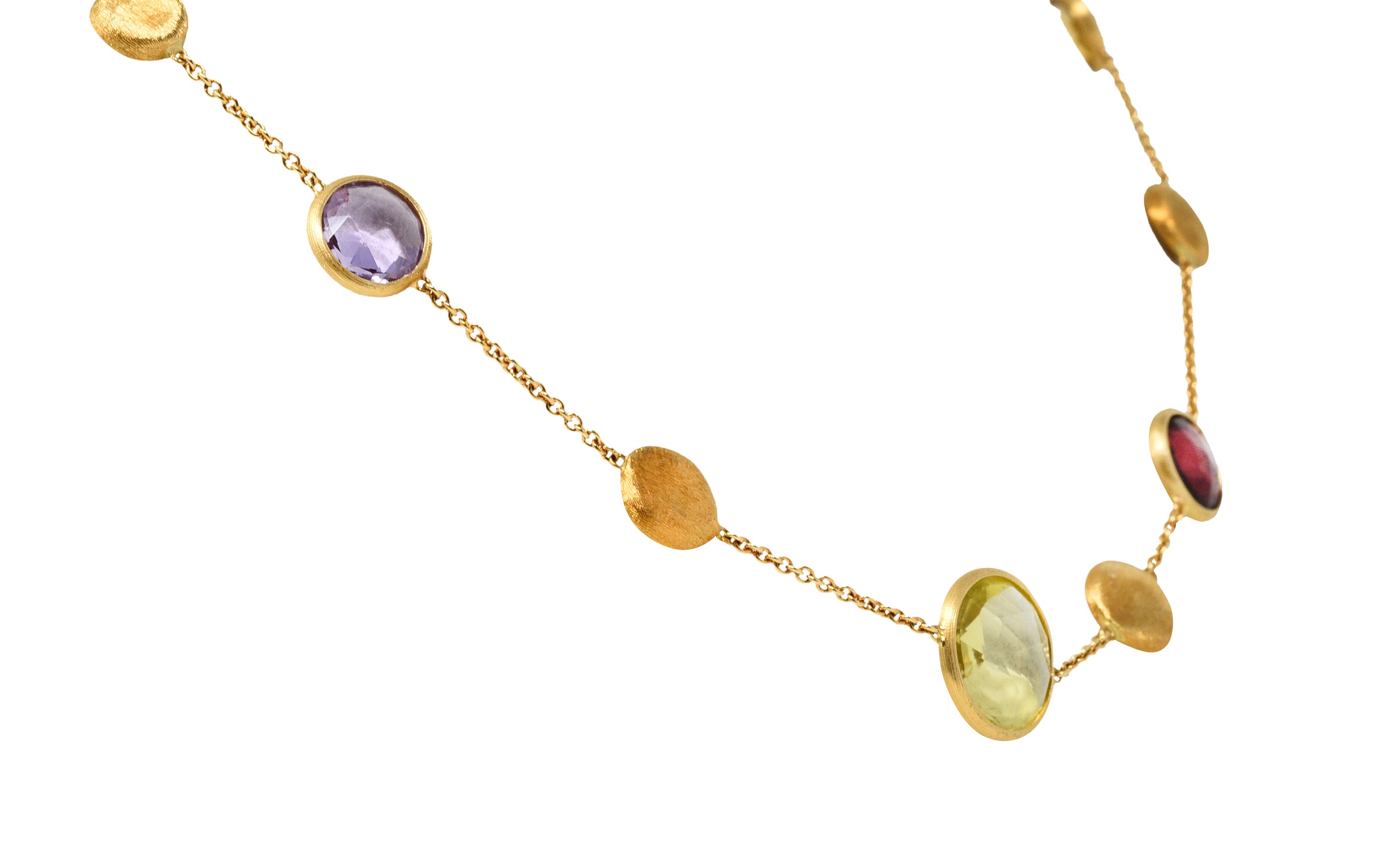 Marco Bicego Multi-Gem 18 Karat Gold Jaipur Station NecklaceNecklace - Wilson's Estate Jewelry