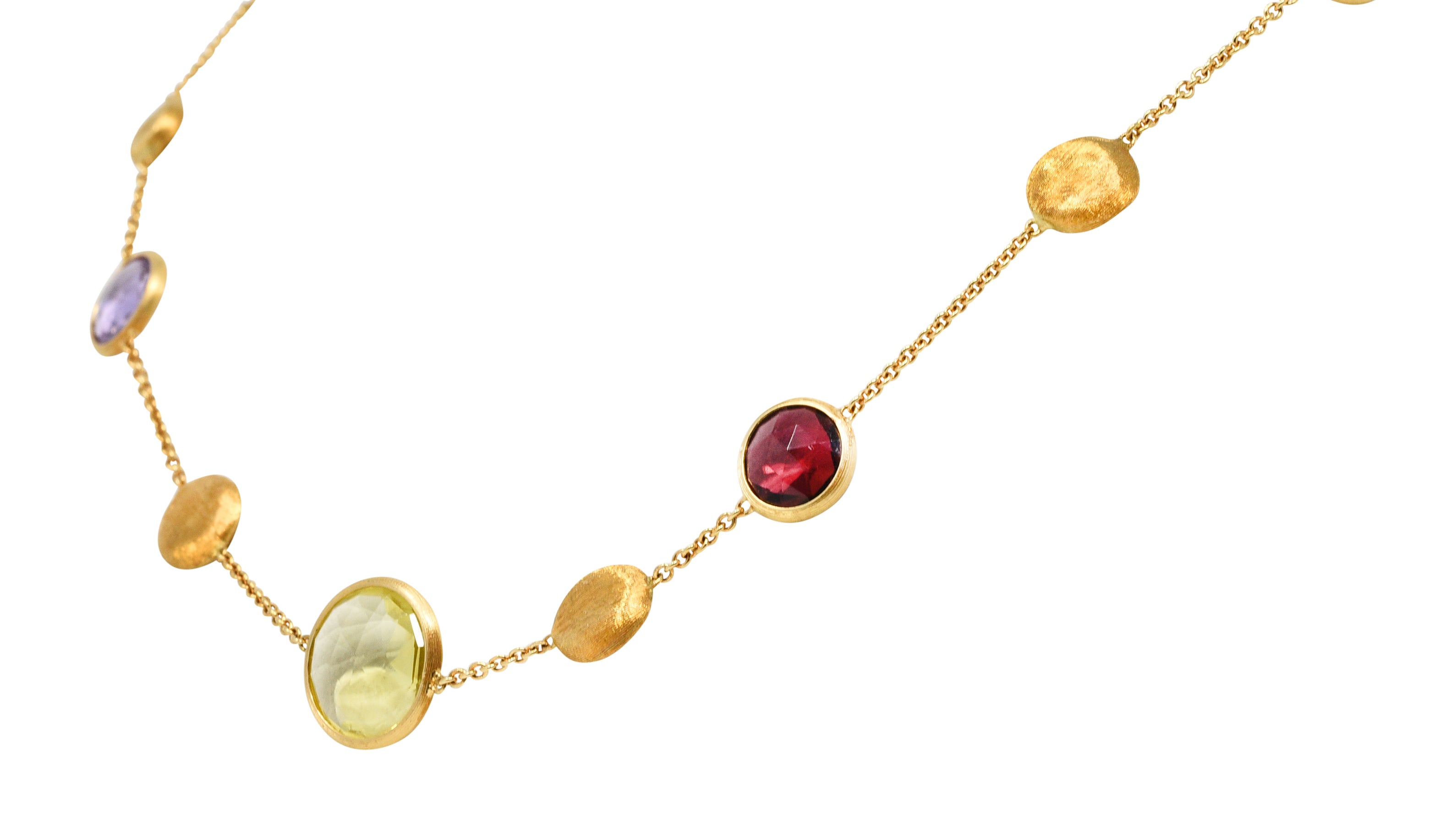 Marco Bicego Multi-Gem 18 Karat Gold Jaipur Station NecklaceNecklace - Wilson's Estate Jewelry