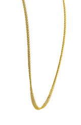 Elsa Peretti Tiffany & Co. 18 Karat Yellow Gold Mesh Eternity NecklaceNecklace - Wilson's Estate Jewelry