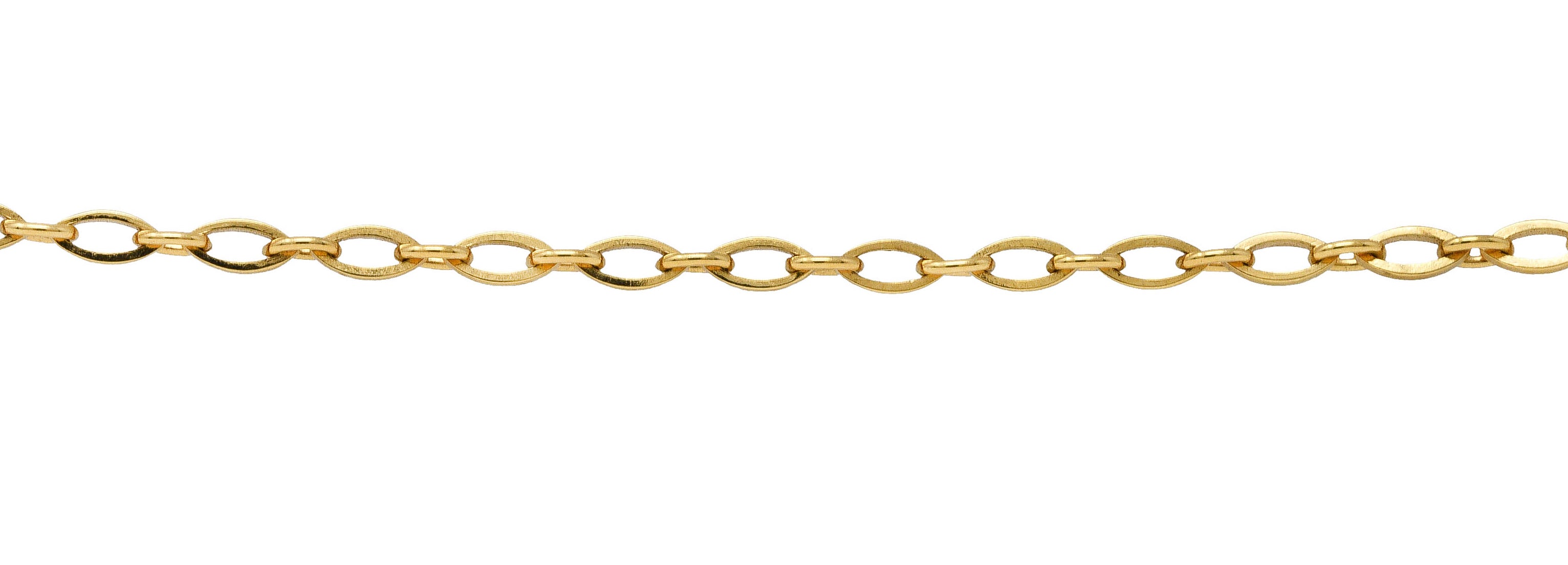 Mauboussin Paris 18 Karat Yellow Gold Navette Link Braceletbracelet - Wilson's Estate Jewelry