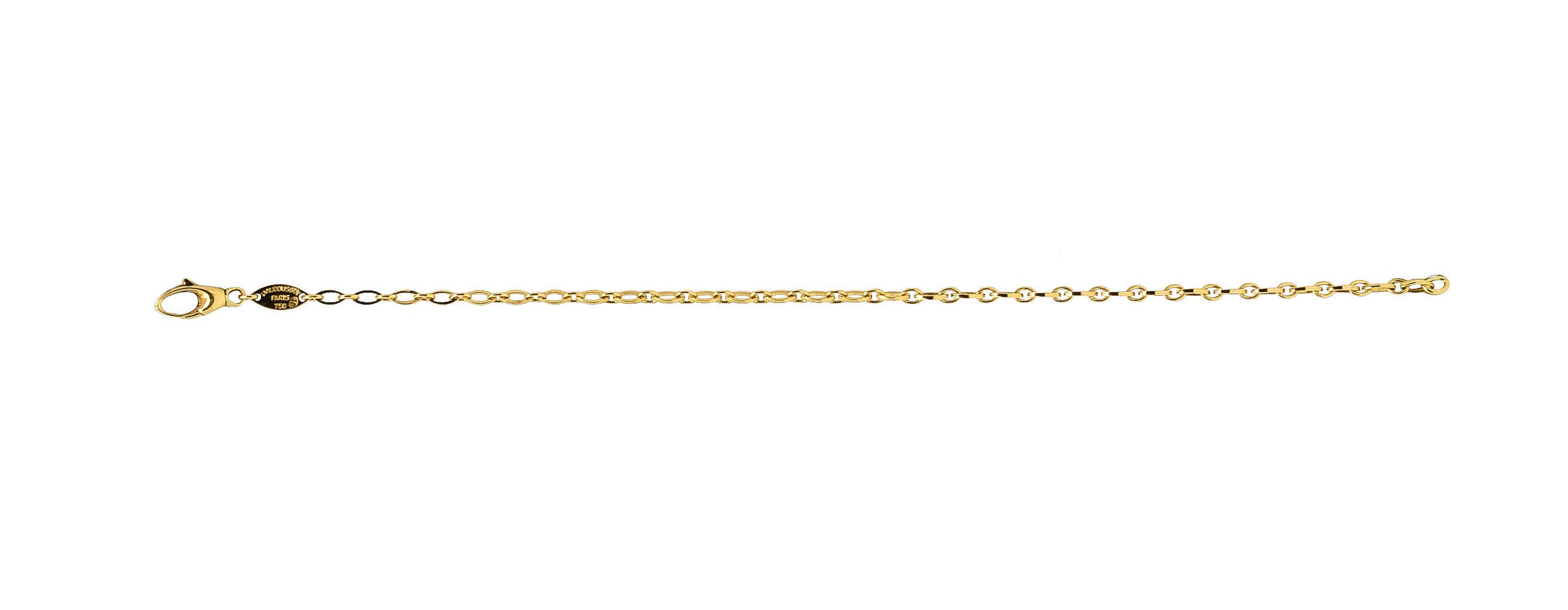 Mauboussin Paris 18 Karat Yellow Gold Navette Link Braceletbracelet - Wilson's Estate Jewelry