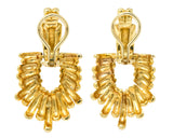 Aldo Cipullo Cartier Vintage 18 Karat Gold Door Knocker Ear-Clip Earring 1970's - Wilson's Estate Jewelry