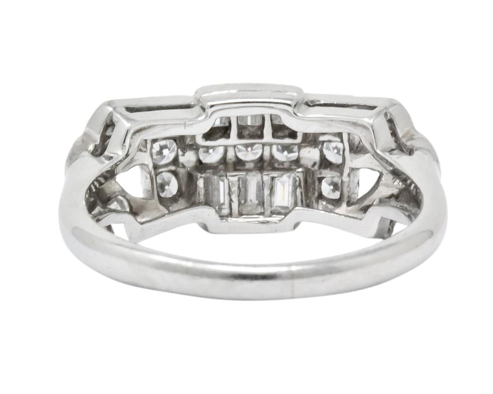 Art Deco 0.60 CTW Diamond Platinum Ring - Wilson's Estate Jewelry