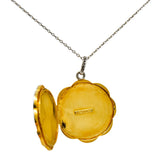 Belle Époque  Enamel Diamond Platinum-Topped 18 Karat Gold French Lariat Pendant Necklace - Wilson's Estate Jewelry