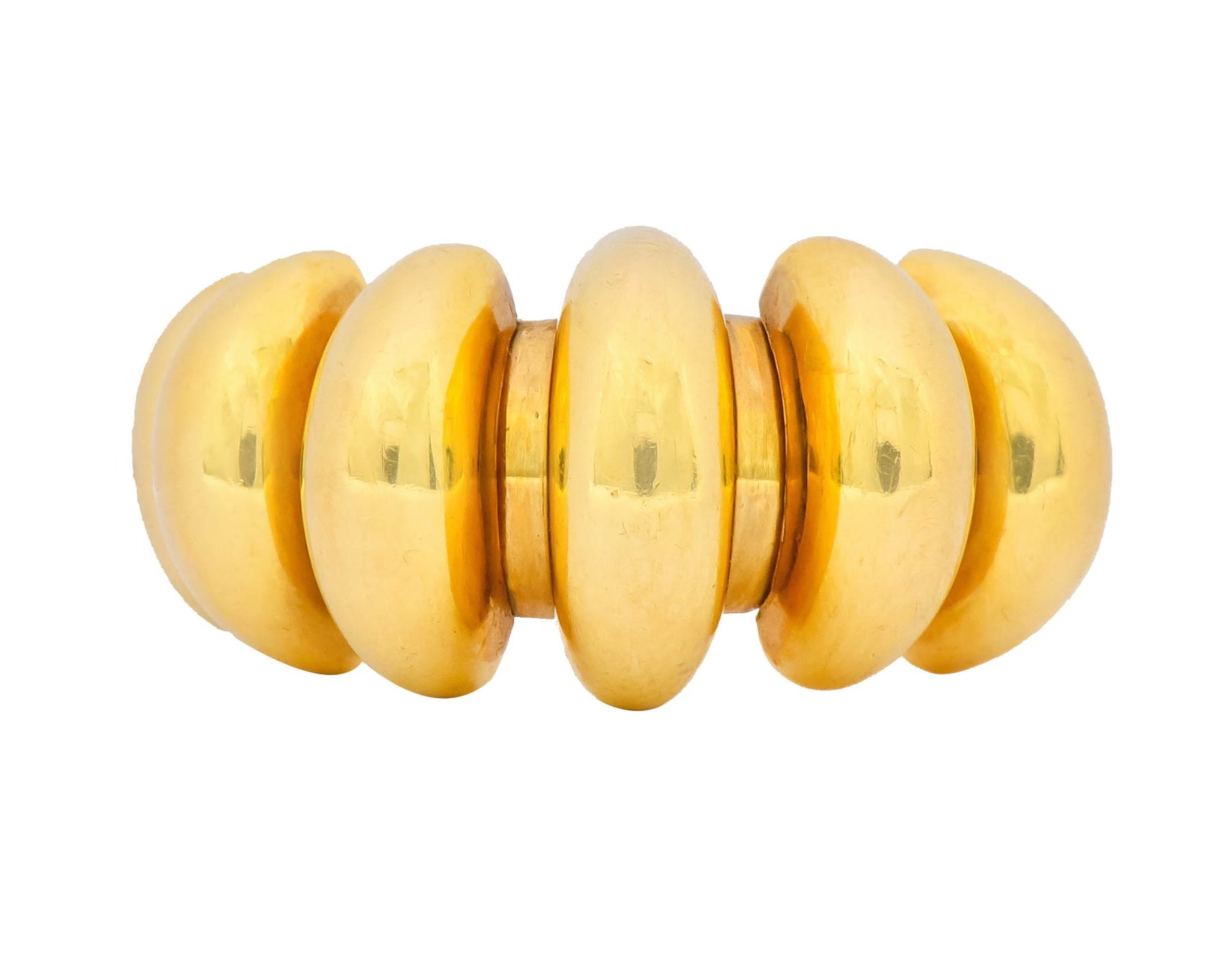 Bulgari Vintage 18 Karat Gold Italian Celtaura Band Ring Circa 1990 - Wilson's Estate Jewelry