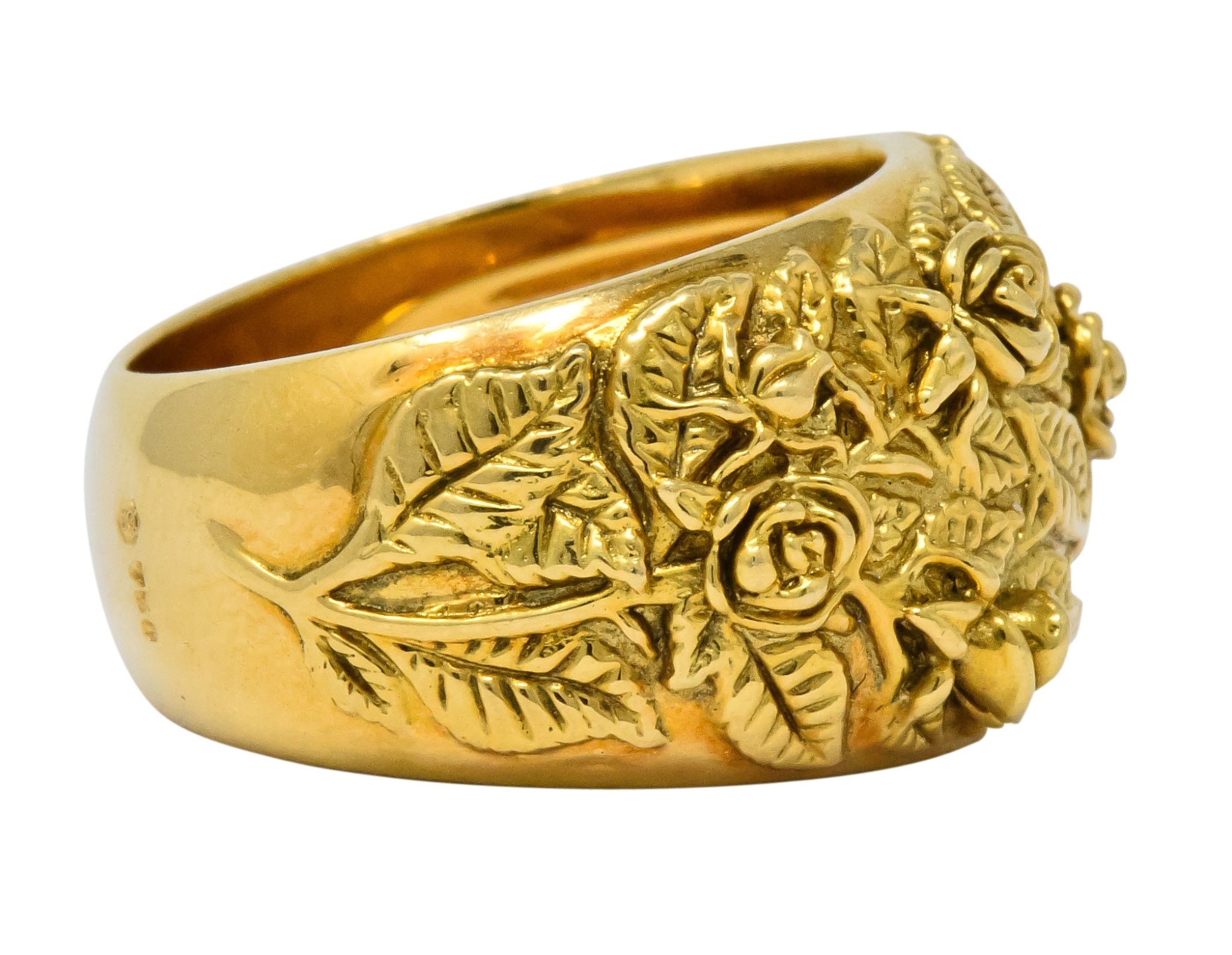 Carrera Y Carrera 18 Karat Gold Garden Of Roses Ring - Wilson's Estate Jewelry